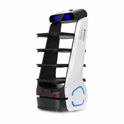 Robot de livraison service à table restaurant T5 LASER SoftBank Robotics