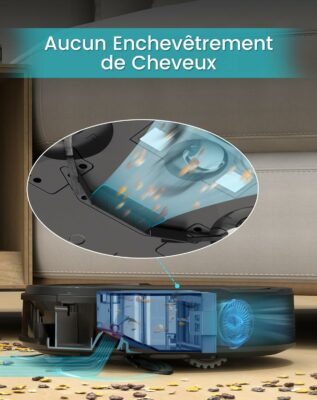 Robot Aspirateur Nettoyage Connecté Auto-Charge M210P Lefant