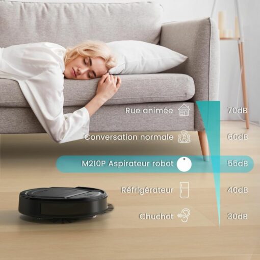 Robot Aspirateur Nettoyage Connecté Auto-Charge M210P Lefant