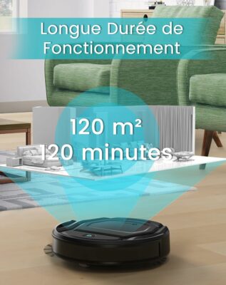 Robot Aspirateur Nettoyage Connecté Auto-Charge M210P Lefant