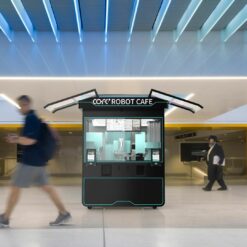 Robot de service kiosque café intelligent autonome COFE+ Futronics